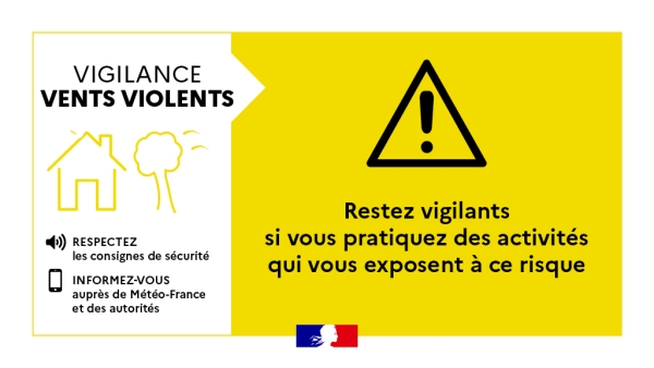 La vigilance jaune aux vents violents toujours active en Saône et Loire ce jeudi 