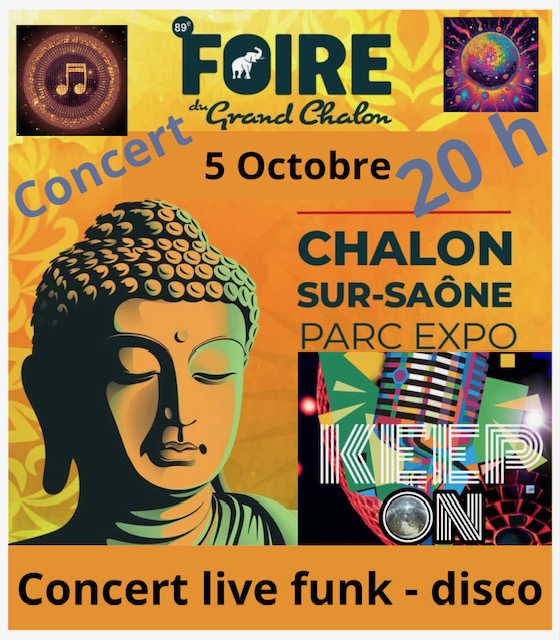 FOIRE DU GRAND CHALON - Le groupe Keep On en concert le 5 octobre à 20H 