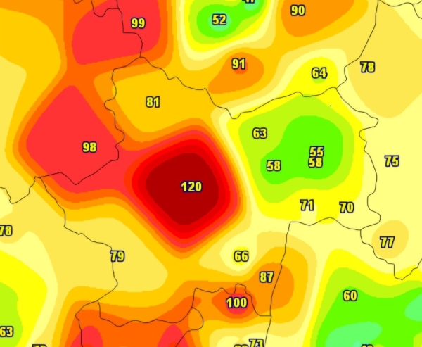Des vents jusqu'à 120 km/h enregistrés en Saône et Loire 