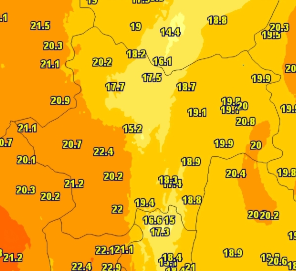 Plus de 22°c enregistrés ce mercredi en Saône et Loire ! 