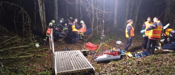 Deux hommes retrouvés morts dans une voiture ayant finit sa course dans un bois en Côte d'Or