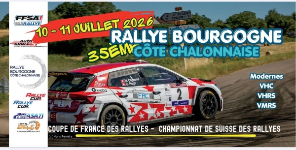 L'édition 2026 du Rallye de la Côte Chalonnaise interdite sur décision préfectorale 