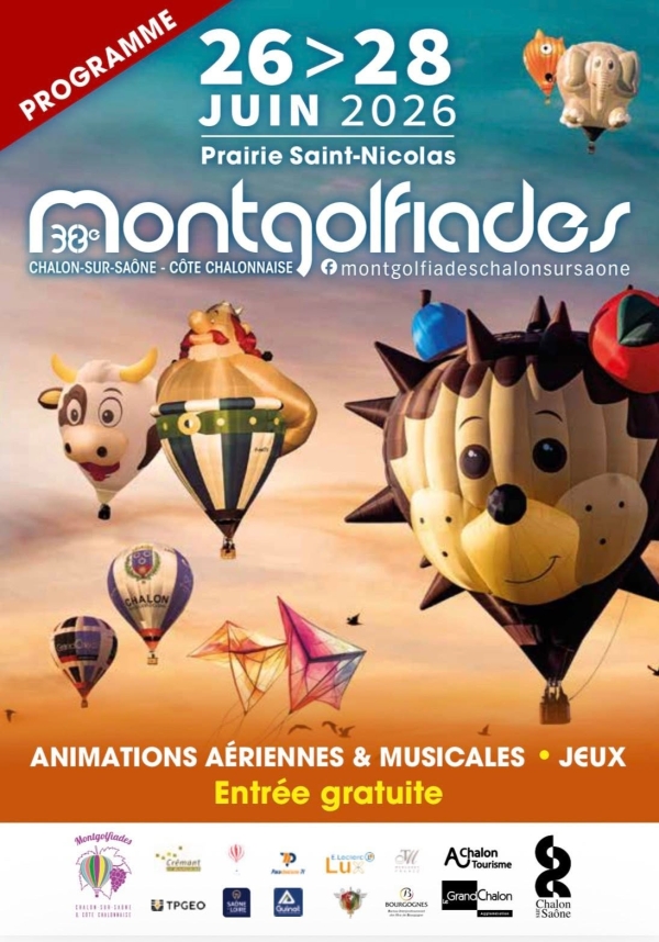 MONTGOLFIADES 2026  - Les animations de la Prairie Saint-Nicolas sont supprimées - une partie des vols maintenue de très bonne heure