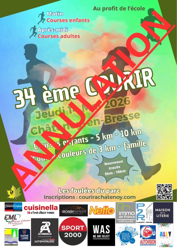 Le 34e Courir de Châtenoy en Bresse annulé 