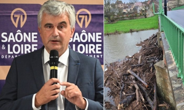 Crue de l’Arroux : André Accary très en colère contre la fin de l’entretien des rivières et des fossés, ce qui a «amplifié la montée des eaux»