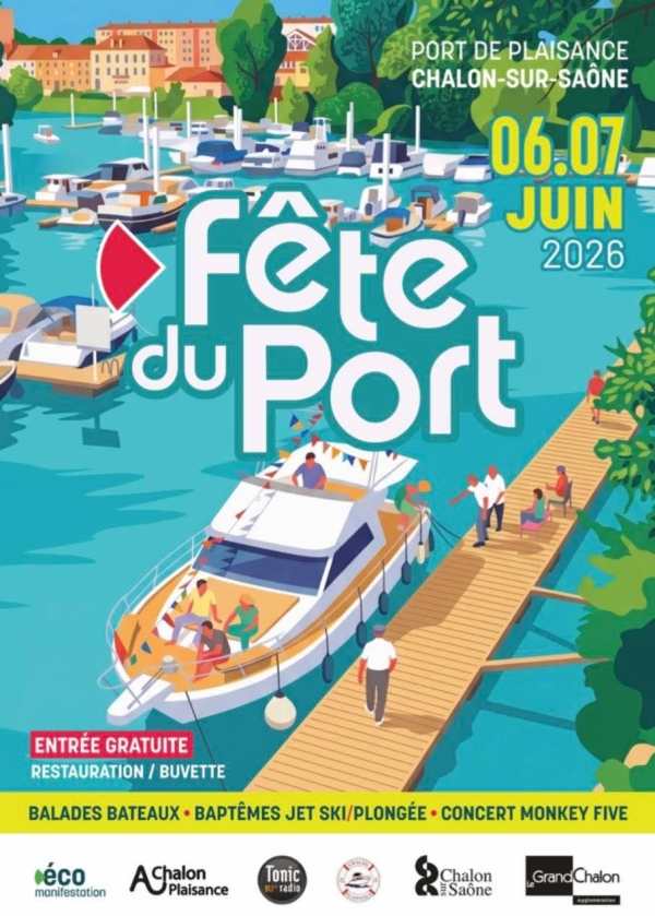 Le port de plaisance de Chalon sur Saône est à la fête ce samedi 