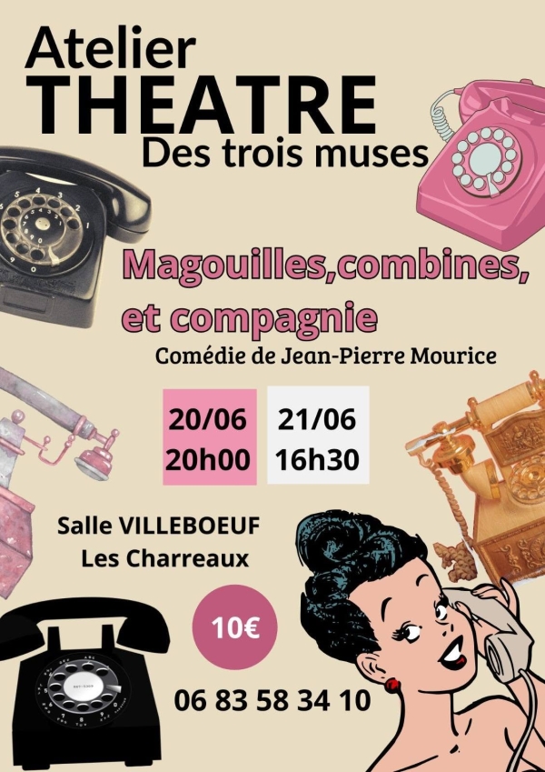 Deux spectacles à ne pas manquer avec l'Atelier Théâtre des 3 muses 