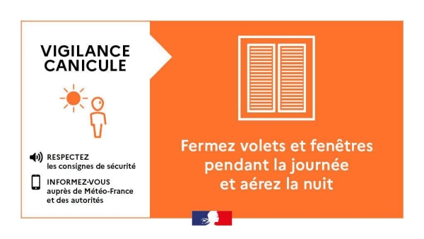 CANICULE SAONE ET LOIRE - La Préfecture rappelle les bons comportements à adopter 