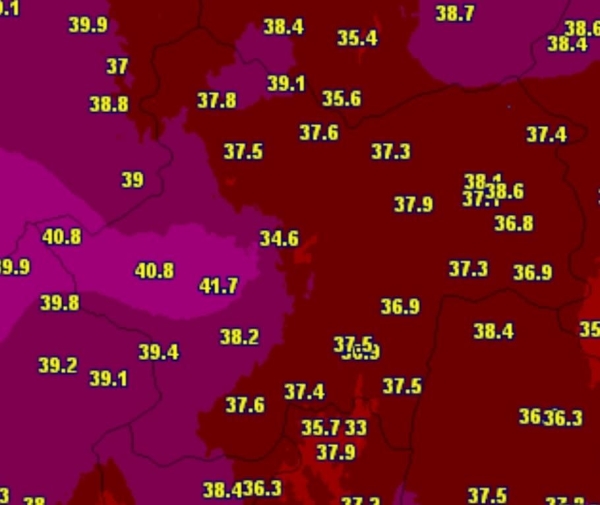 Près de 42°c enregistrés en Saône et Loire ce lundi, les records tombent 