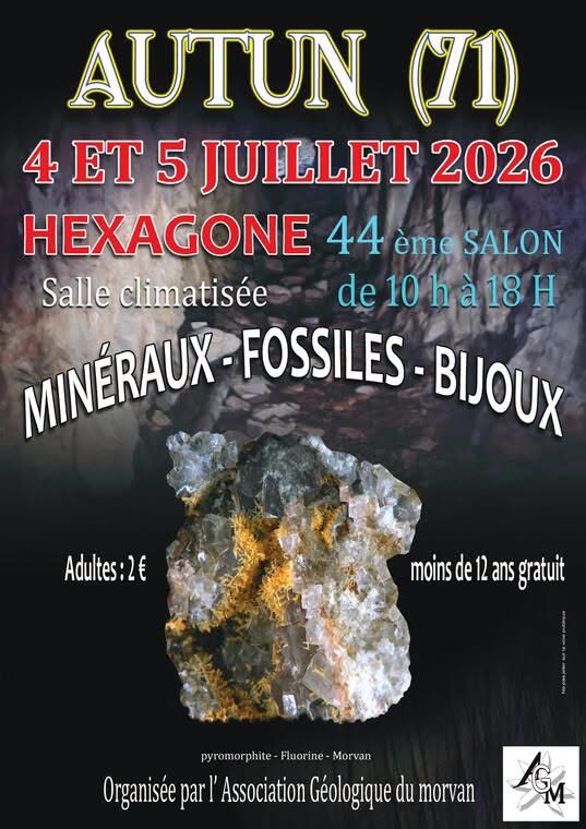 Rendez-vous minéralogique ce week-end à Autun 