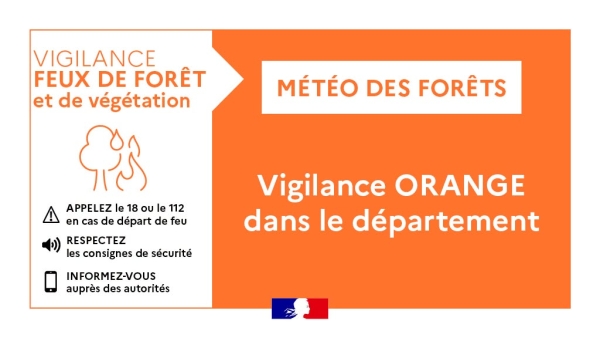 Risque sévère de feux en Saône et Loire - La Préfecture met en place une série de mesures - Veillez à bien les respecter ! 