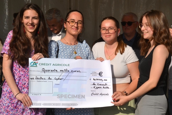 40.000 € pour les Restos, les lycéens de Chalon, de Montceau, du Creusot et d'Autun ont prouvé qu’ils ont du Cœur