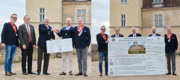 Le Domaine Faiveley conclut la célébration de ses 200 ans par un don de 46 000 € à la Fondation du Patrimoine