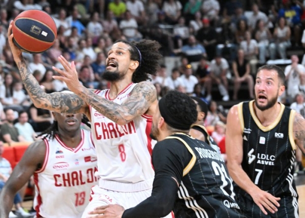 BASKET (1/4 de Betclic Elite) : L’ASVEL trop forte pour un Elan Chalon