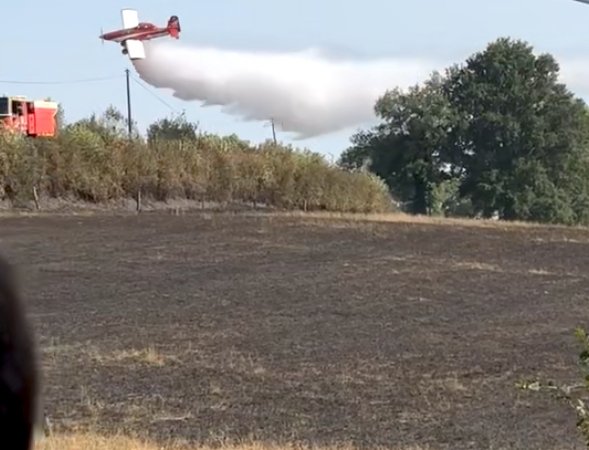 2 avions Air Tractor pour stopper un feu qui a ravagé 12 hectares dans le Sud Morvan