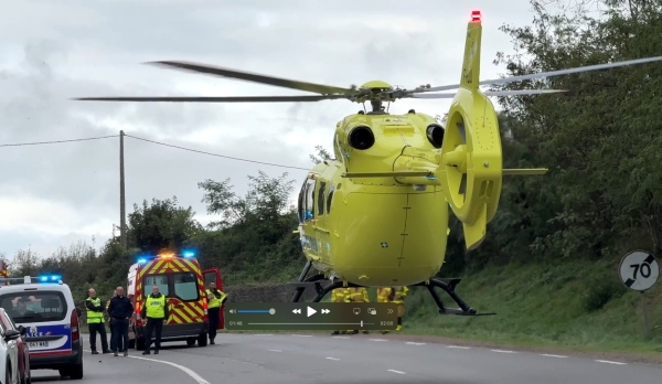 Une femme gravement blessée dans une violente collision avec un fourgon au niveau de Torcy 