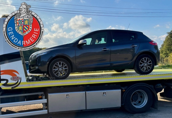 A 140km/H en zone 80 au volant de sa Mégane... il repart à pieds 