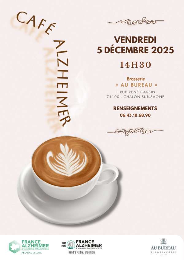 Le prochain café Alzheimer se tiendra le 5 décembre 