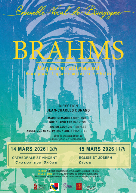 L'Ensemble Vocal de Bourgogne en concert ce samedi à Chalon 