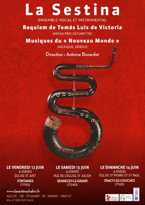 L'Ensemble vocal La Sestina en concert à Fontaines, Dracy-les-Couches et Sennecey-le-Grand 