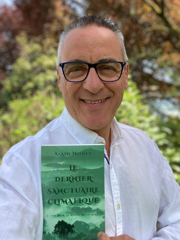 A 63 ans le Châtenoyen Alain Nodet publie son premier roman, un thriller écologique