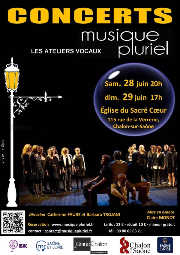 Musique Pluriel en concert les 29 et 29 juin