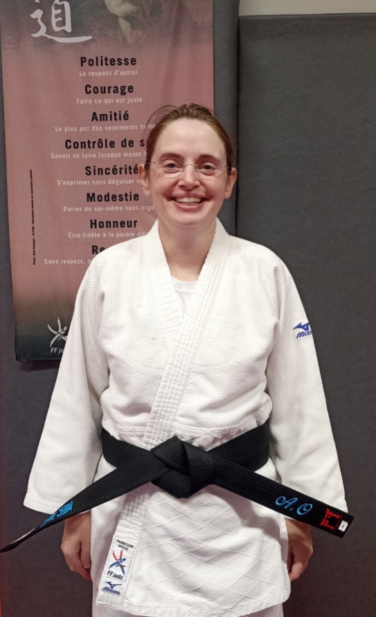 La ceinture noire du courage pour Aurélie DION.