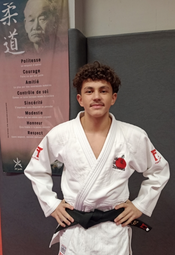 Louis REBILLET GIBASSIER, nouvelle ceinture noire du J.C.C !