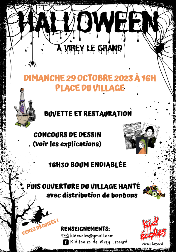 Virey-le-Grand en mode Halloween le dimanche 29 octobre 