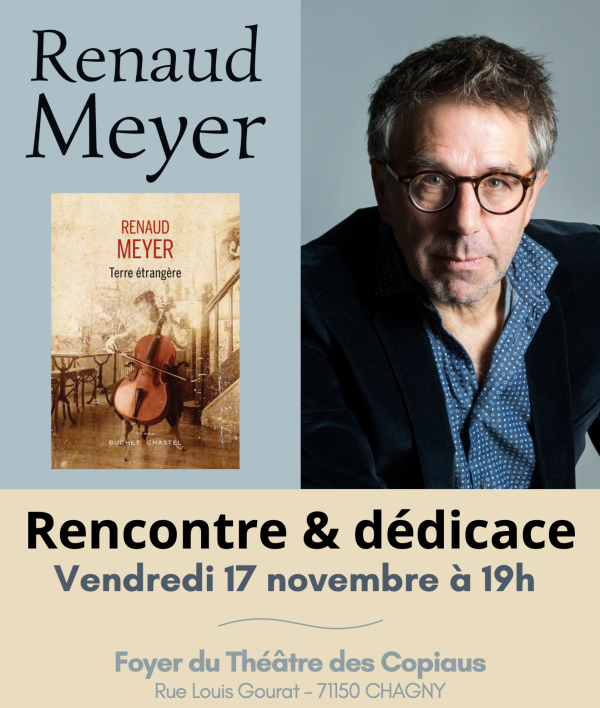 Rencontre/dédicace avec l'auteur Renaud Meyer à Chagny 