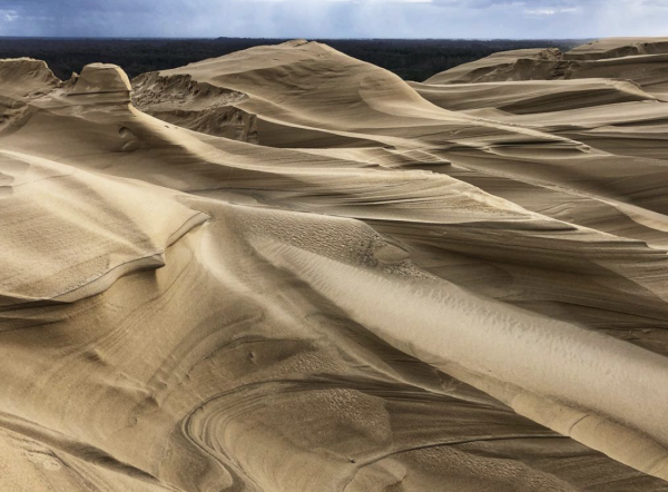 Après la tempête Domingos, les images de la dune du Pilat redéssinée 