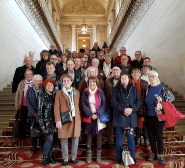 Les retraités CFDT Saône et Loire à la visite du Sénat 