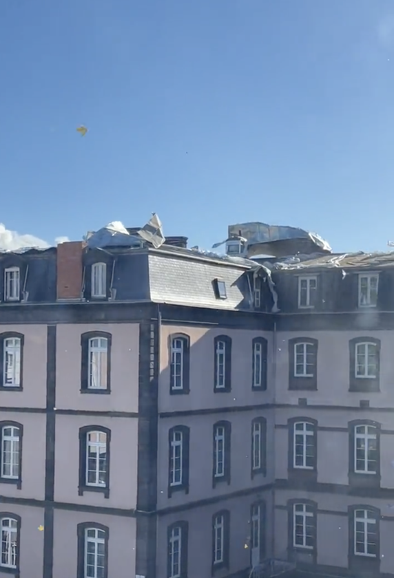 TEMPETE FREDERICO - Impressionantes images de Clermont-Ferrand 