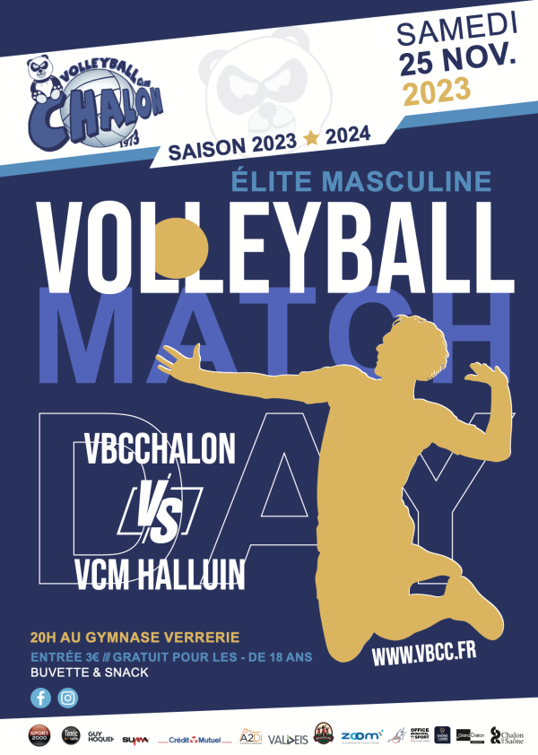 VOLLEY - CHAMPIONNAT DE FRANCE - Chalon sur Saône reçoit VCM Halluin