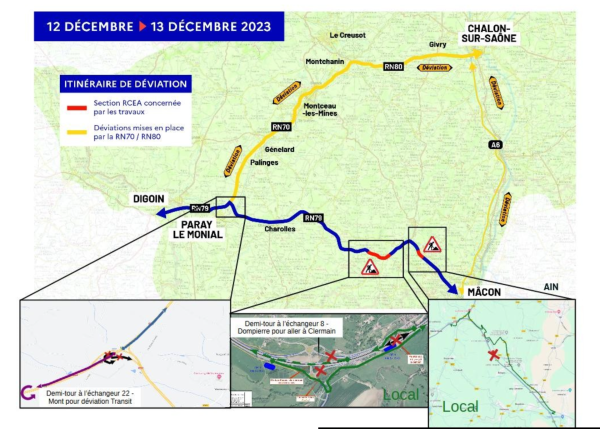 RCEA - De grosses perturbations au niveau de  Clermain 