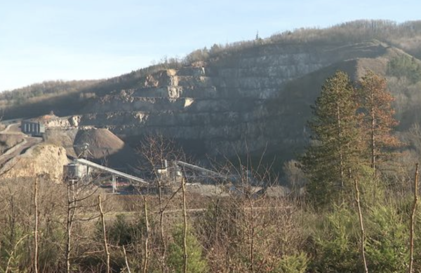 L'extension de la carrière de Sainte-Cécile abandonnée