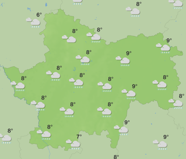 Grisaille et averses pour cette première semaine de 2024 en Saône et Loire 