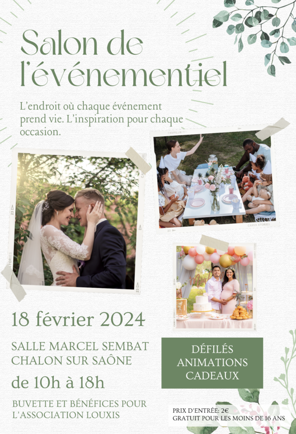 Le salon de l'événementiel vous donne rendez-vous ce dimanche à Chalon 