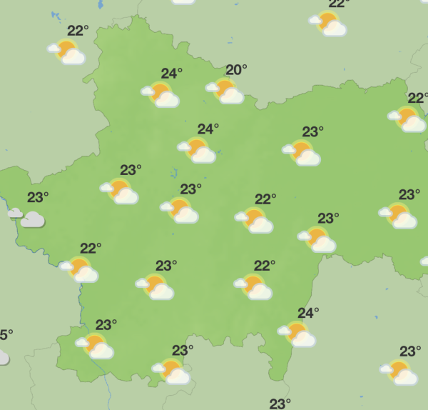 Du soleil et des températures en nette hausse cette fin de semaine en Saône et loire 