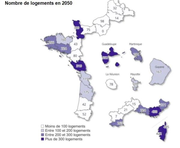 Le Var et la Manche, les départements les plus menacés par l'érosion du littoral 