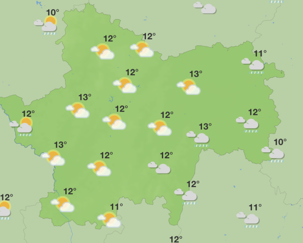 Des averses en début de semaine mais le retour du soleil au fil des journées