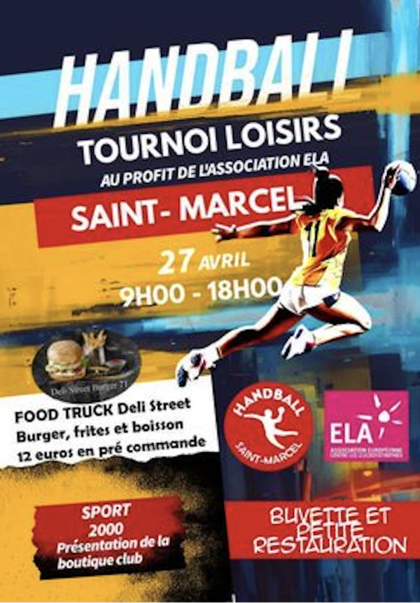 Tournoi de handball loisirs à Saint-Marcel au profit de l'Association ELA