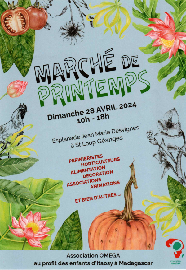 Marché de printemps le dimanche 28 avril à Saint Loup Géanges 