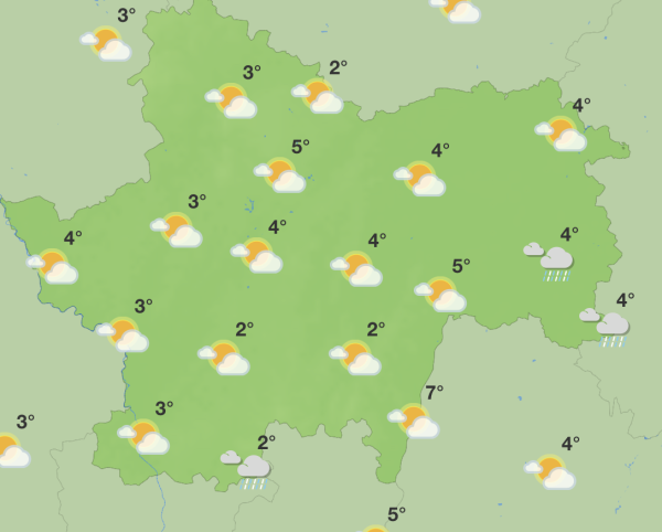 Profitez de votre dimanche ... jusqu'à 2°c la semaine prochaine en Saône et Loire 