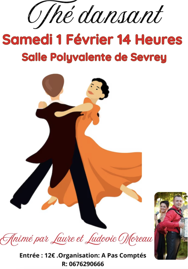 Thé dansant le 1er février à Sevrey