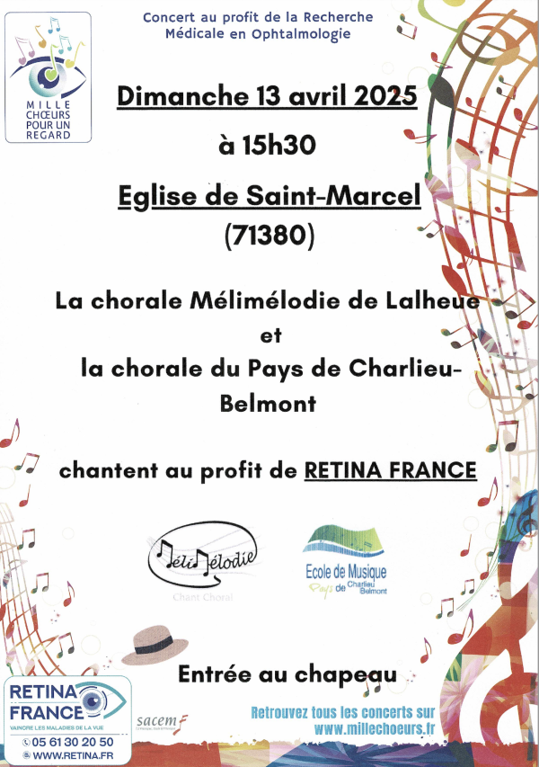 RETINA FRANCE - Un concert ce dimanche au profit de la recherche médicale en ophtalmologie