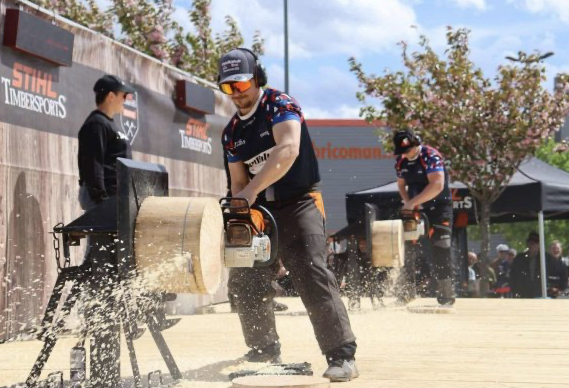 Bûcheronnage sportif : les bourguignons Meurisse, Courteaux et Poisot qualifiés en force lors la 1ère manche qualificative pour le championnat de France STIHL TIMBERSPORTS® 2025