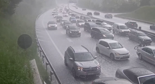 Violents orages de grêle dans l'Ain, le Jura ou le Doubs ce dimanche en fin d'après-midi