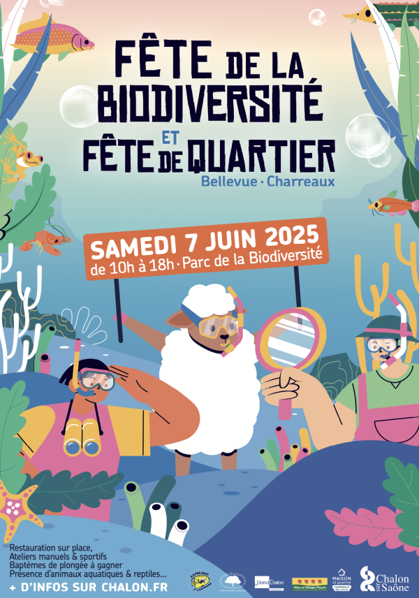 Le samedi 7 juin la fête de la biodiversité donnera rendez-vous à tous les amoureux de la nature... et pour s'amuser, ce sera aussi la fête de quartier des Charreaux !