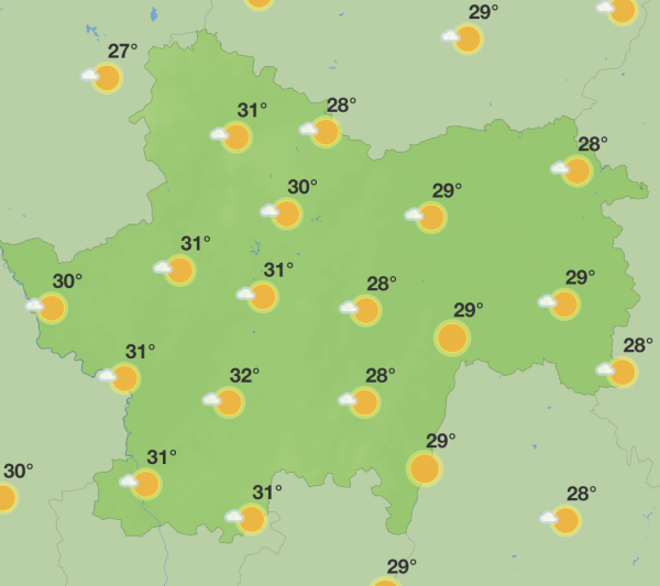 Une semaine très estivale sur la Saône et Loire